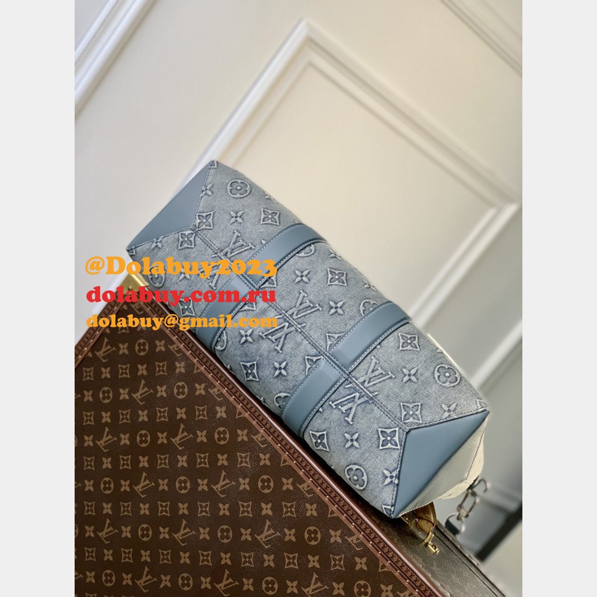 Weekend Tote NM Monogram Louis Vuitton Fashion Men Fake M22537 Bag