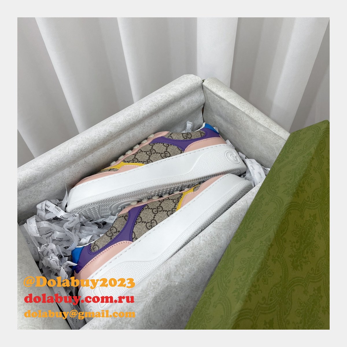 buy cheap designer replica gg couple platform G*u*i shoes