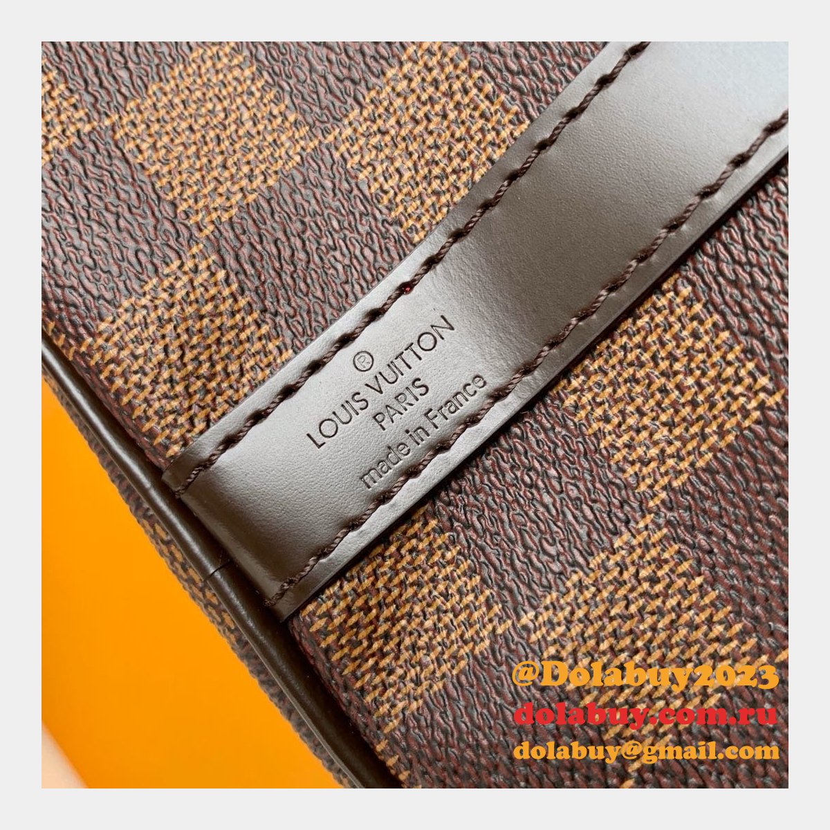 AAA+ Louis Vuitton Replica Speedy Bandoulière 25 30 35 Damier Ebene in Marron
