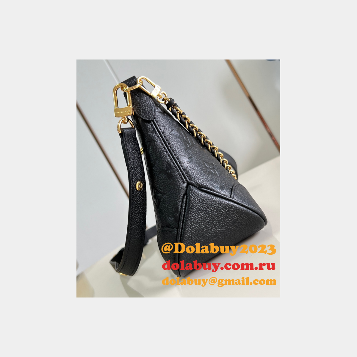 Louis Vuitton M12930 Boulogne Black Replica Top Quality Bag