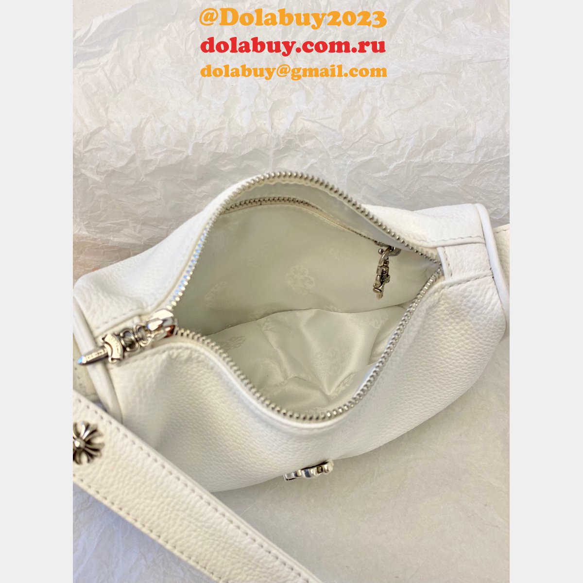 Best Chrome Hearts Replica Silver Hardware Chicken Nuggets Bag