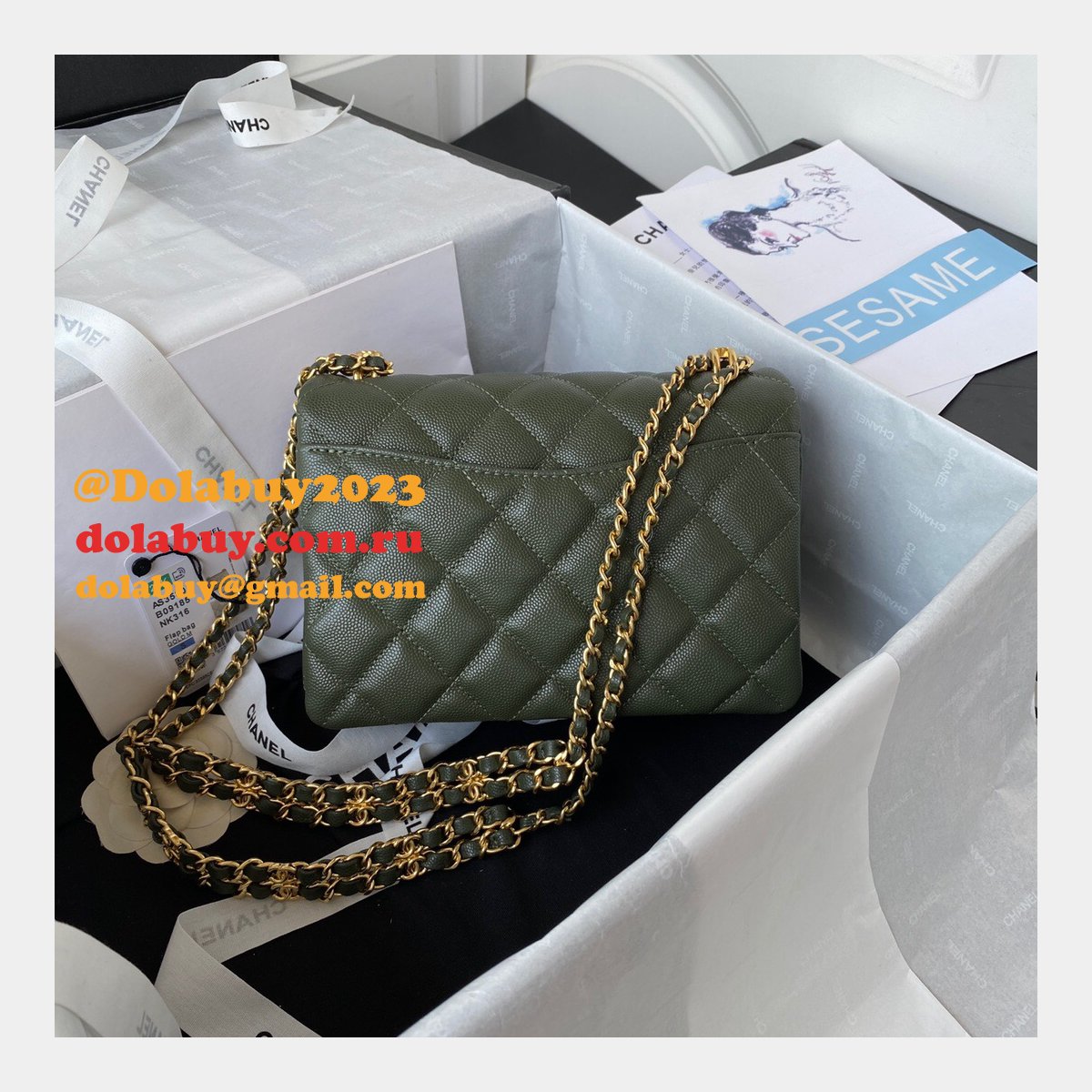 Classic Flap High Quality AS3580 Replica Bag Online Sale