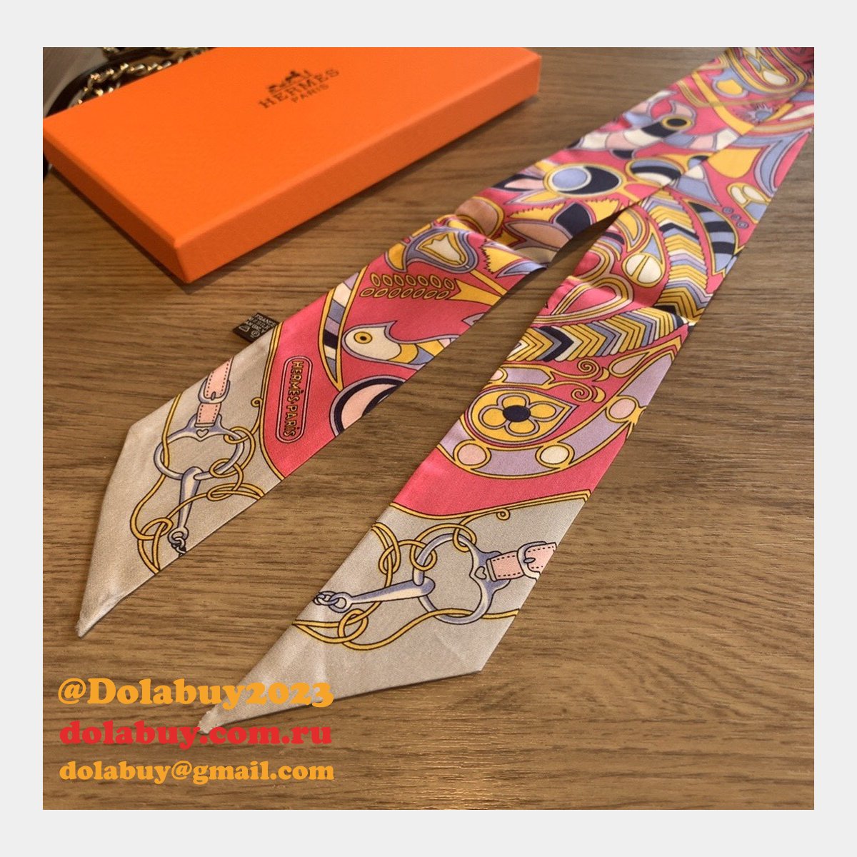 Hermes Top Quality H Twill silk scarf