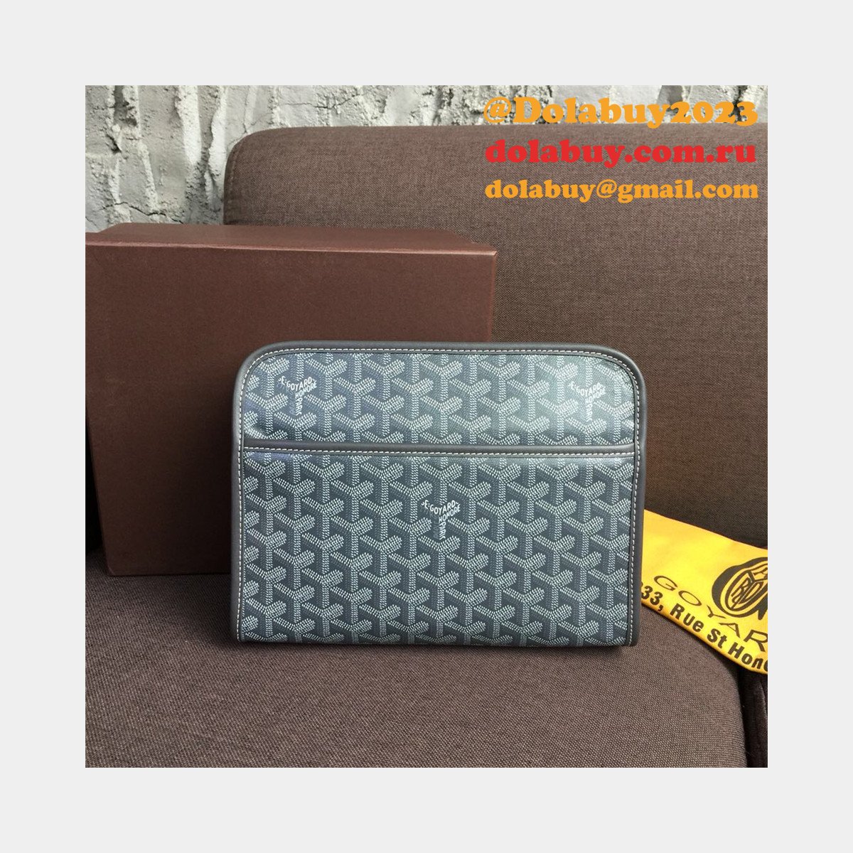 Top Quality Goyard Multi-Color Cosmetic toiletry bag