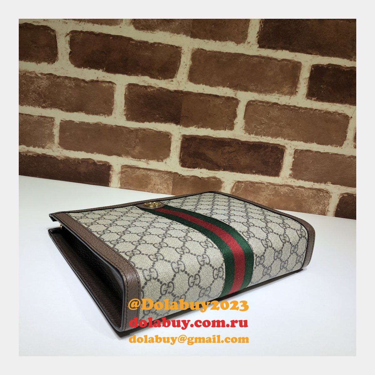Top Quality GUCCI Ophidia Perfect GG Pouch 625549 Replica