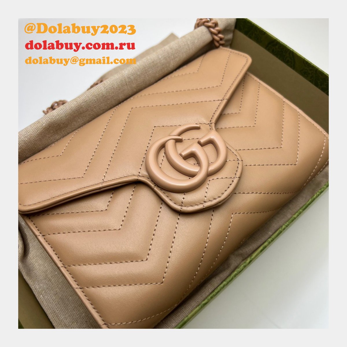 Replica Gucci Designer 474575 GG Marmont Matelasse Bags