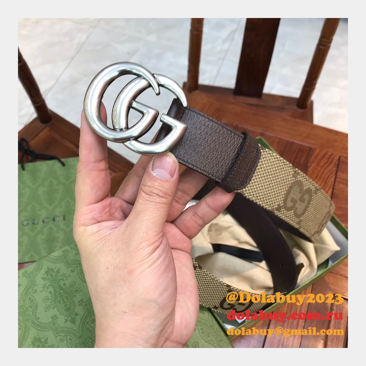 Gucci Wholesale Cheap 2023 Replica 3.8cm Belts