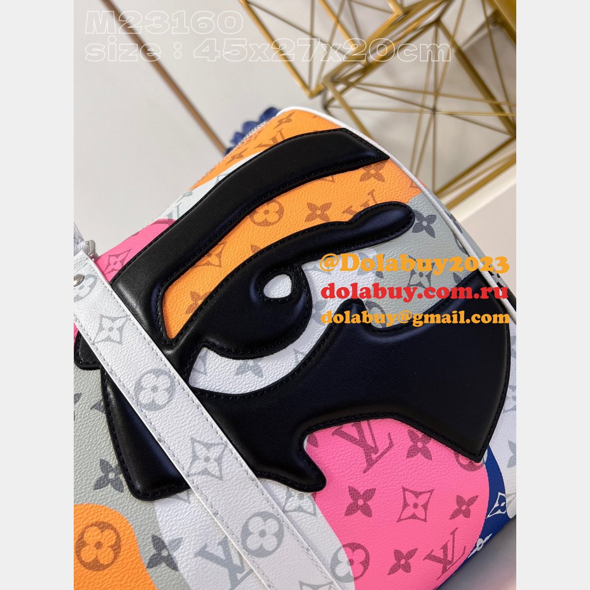 Perfect Keepall Bandoulière 45 M46677/M23160 Travel LV Replica Bag