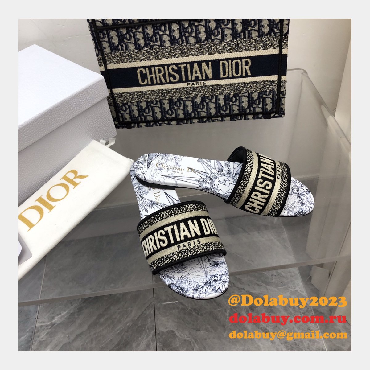 Buy Dior Sell online Best Quality Replica Sandals Shoes