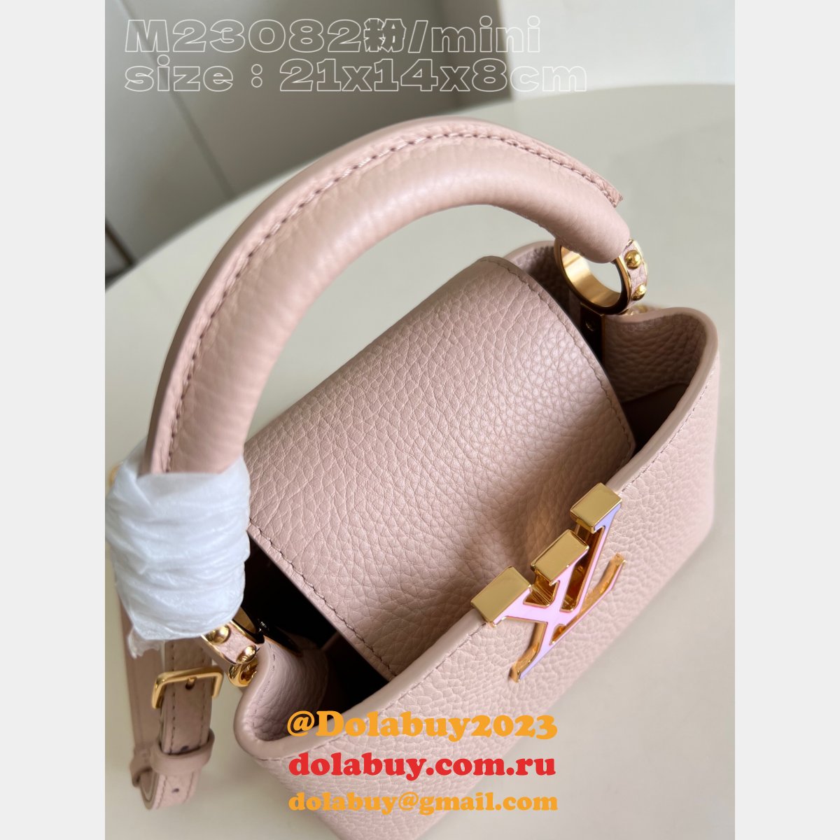 Capucines M23082 Louis Vuitton Inspired Best High Quality Bag