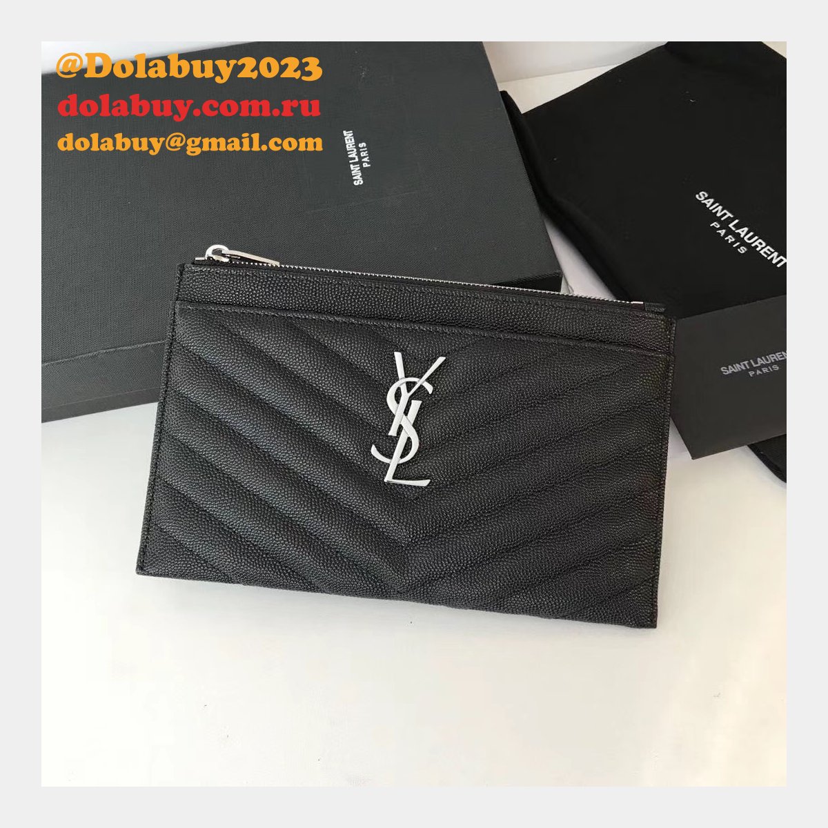 High Quality YSL Cheap Saint Laurent 418963 Clutches
