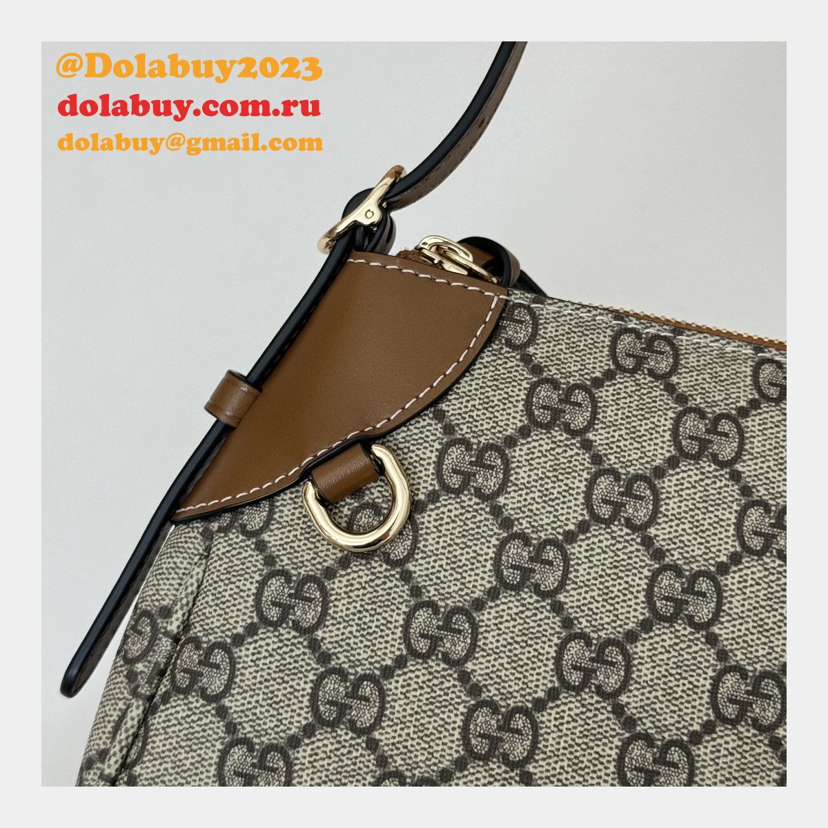 Gucci 1:1 Mirror GG Ophidia Shoulder 815218 Emblem Replica Bags
