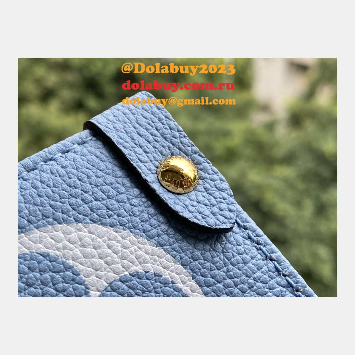 Louis Vuitton Fashion 2021 OnTheGo Monogram Empreinte Blue M45718 Bags