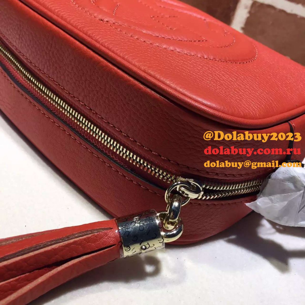 aaa+ G*u*i replicas soho small leather disco 308364 bag