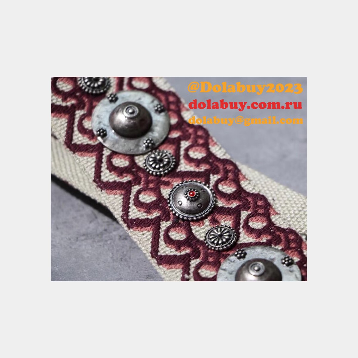 Fashion Christian Dior SHOULDER Embroidery STRAP UK