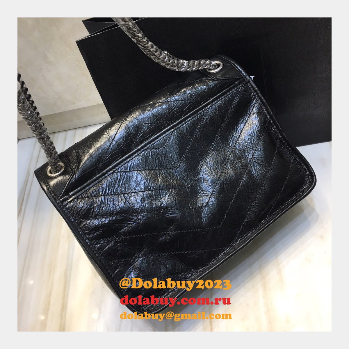 AAA+ Replica Saint Laurent Niki Shoulder 498894 Bag