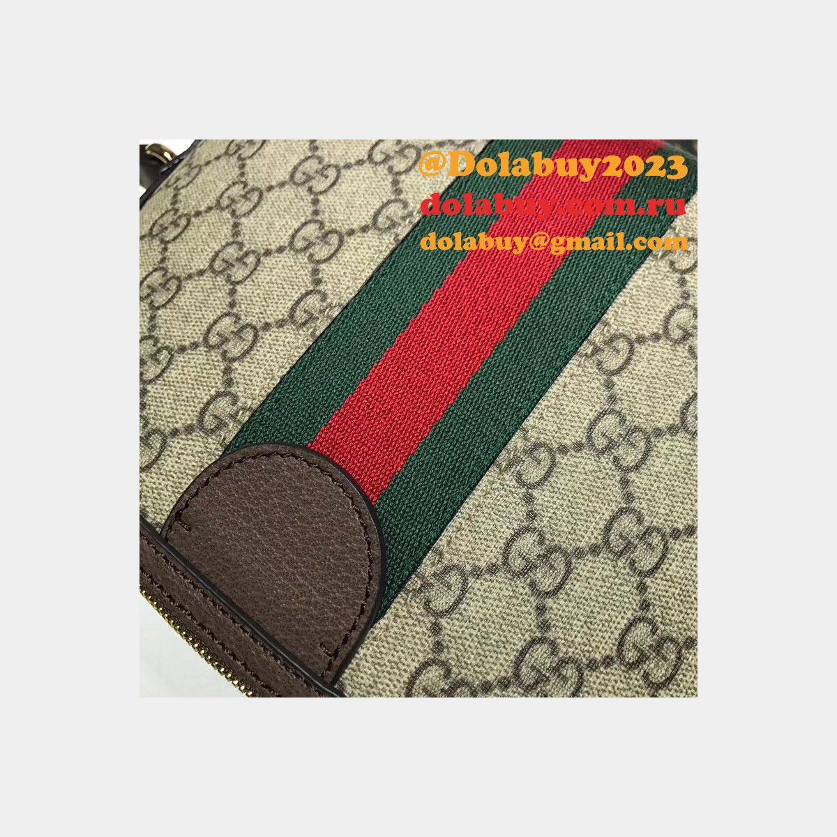 aaa+ G*u*i high quality ophidia small shoulder 499621 bag zipper