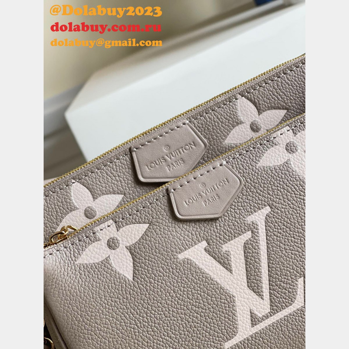 Best Louis Vuitton Wholesale Multi Pochette Accessoires Bicolor Monogram M45777