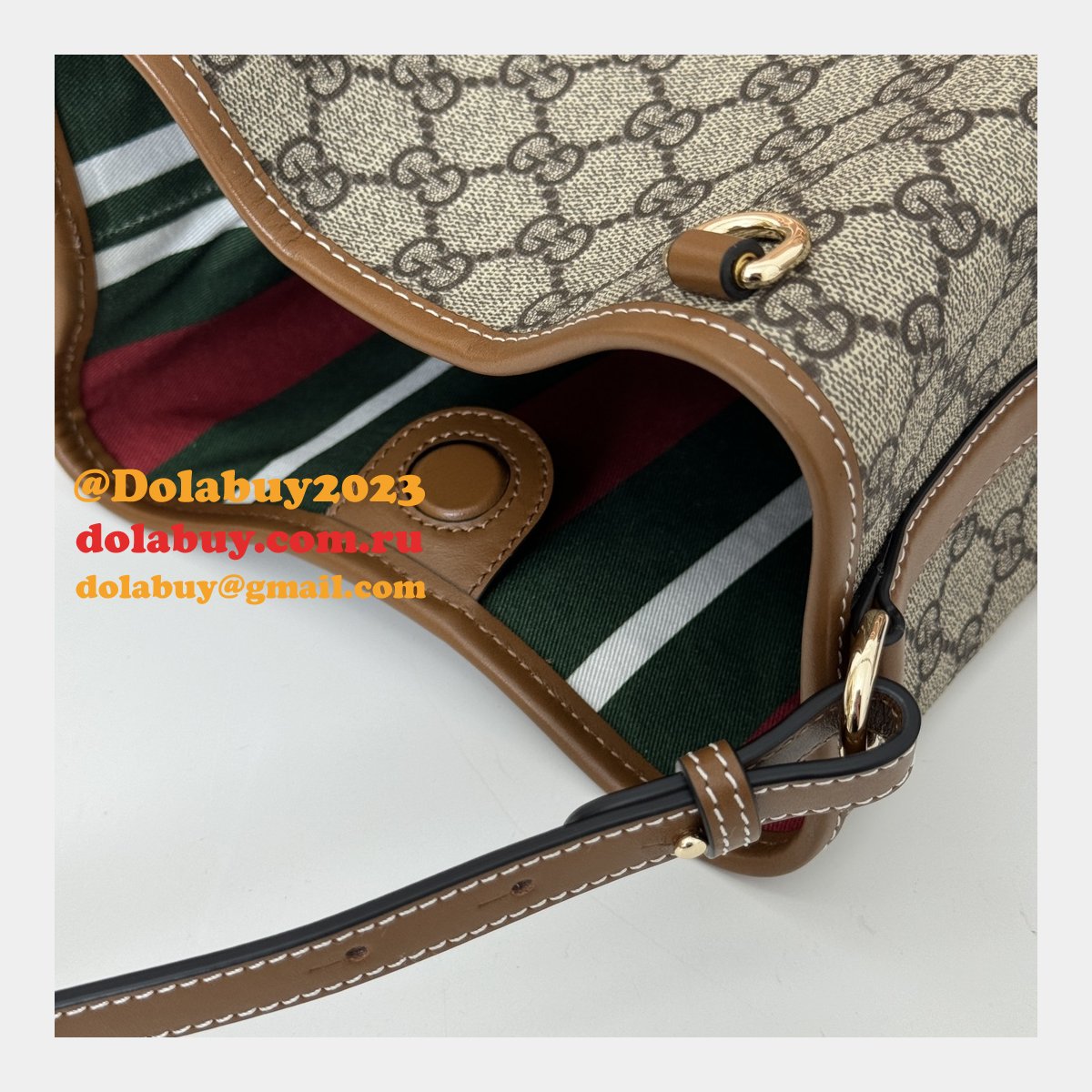Fortok Copy Gucci Ophidia Bucket 1:1 Mirror 815118 Bag