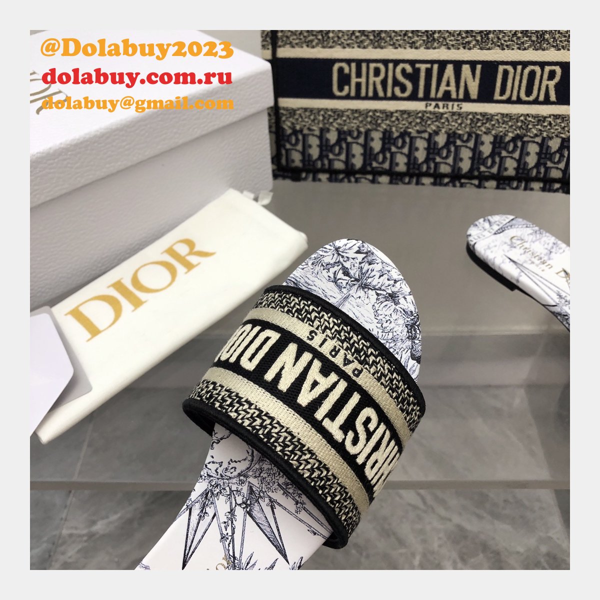 Buy Dior Sell online Best Quality Replica Sandals Shoes