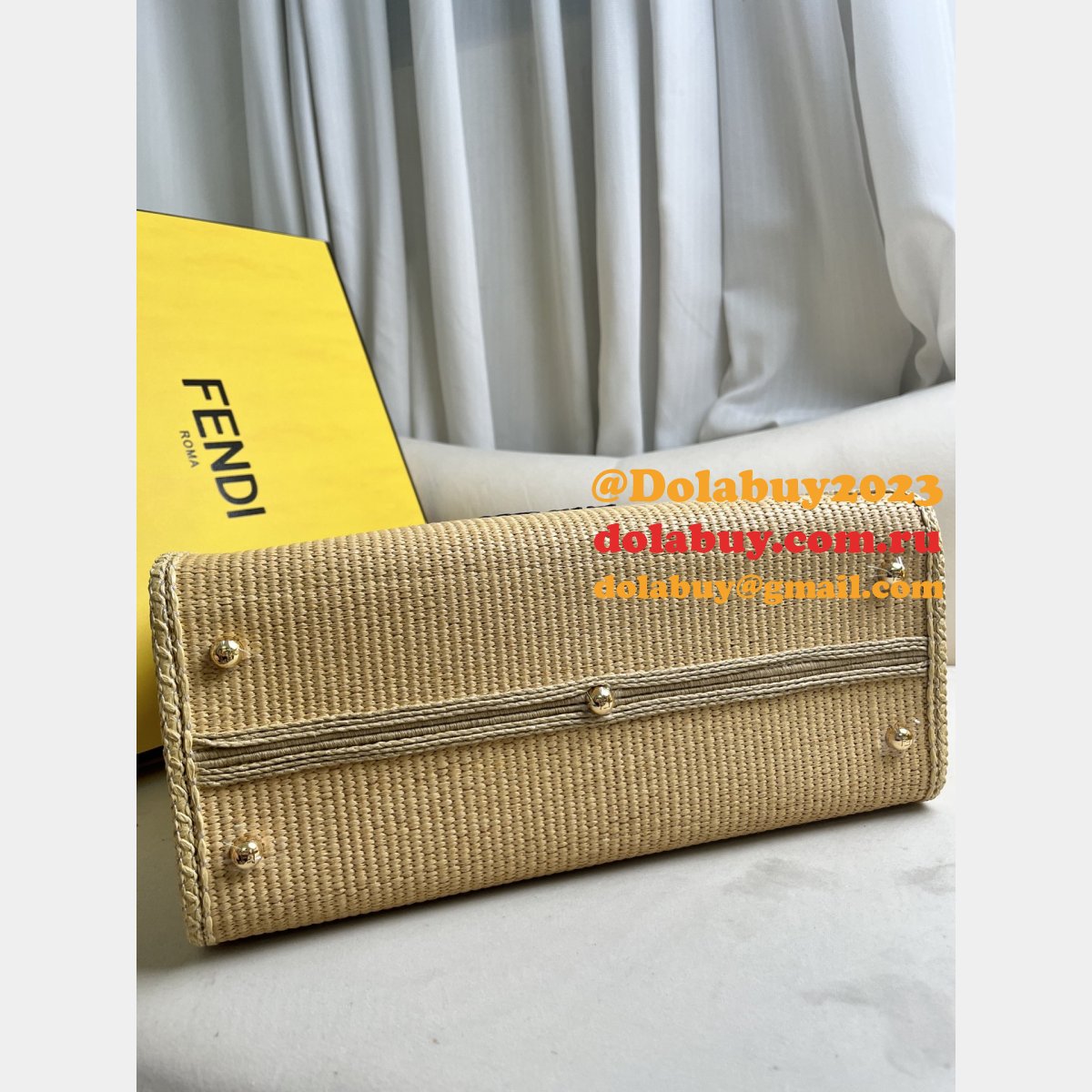 Top Quality Fendi Summer Raffia Shopping Bag Wholesale