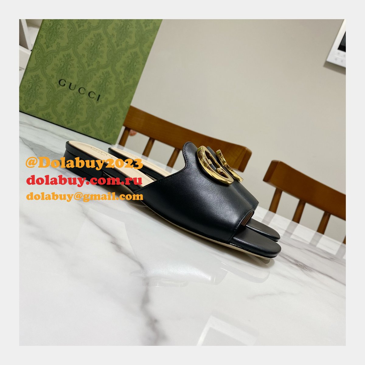 blondie inspired G*u*i platform sandals designer replica shoes