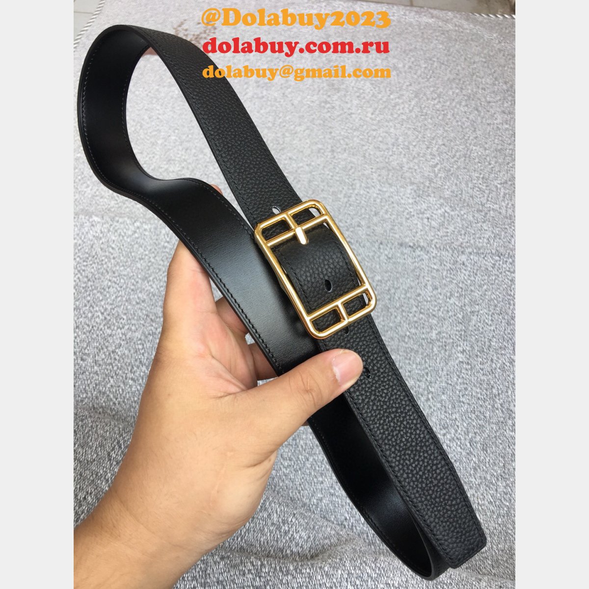 Get the Designer Fake Look with the Hermes 32mm Belt Dupe