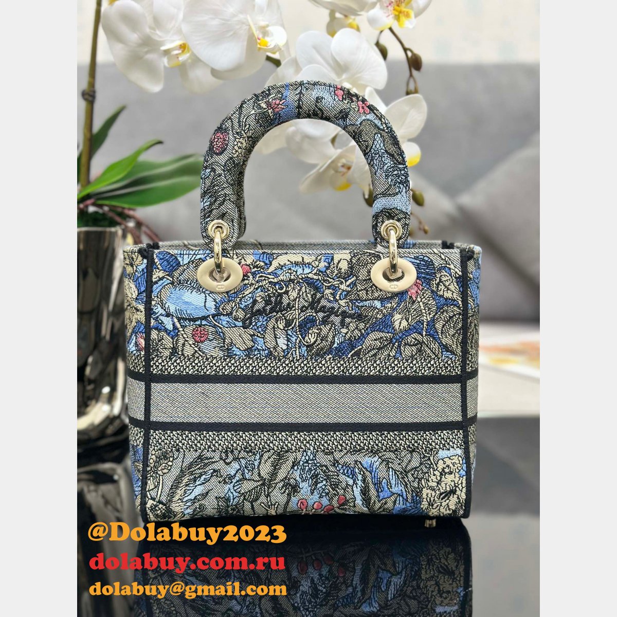 Christian Dior Replica Designer Lady Dior 24cm Handbag