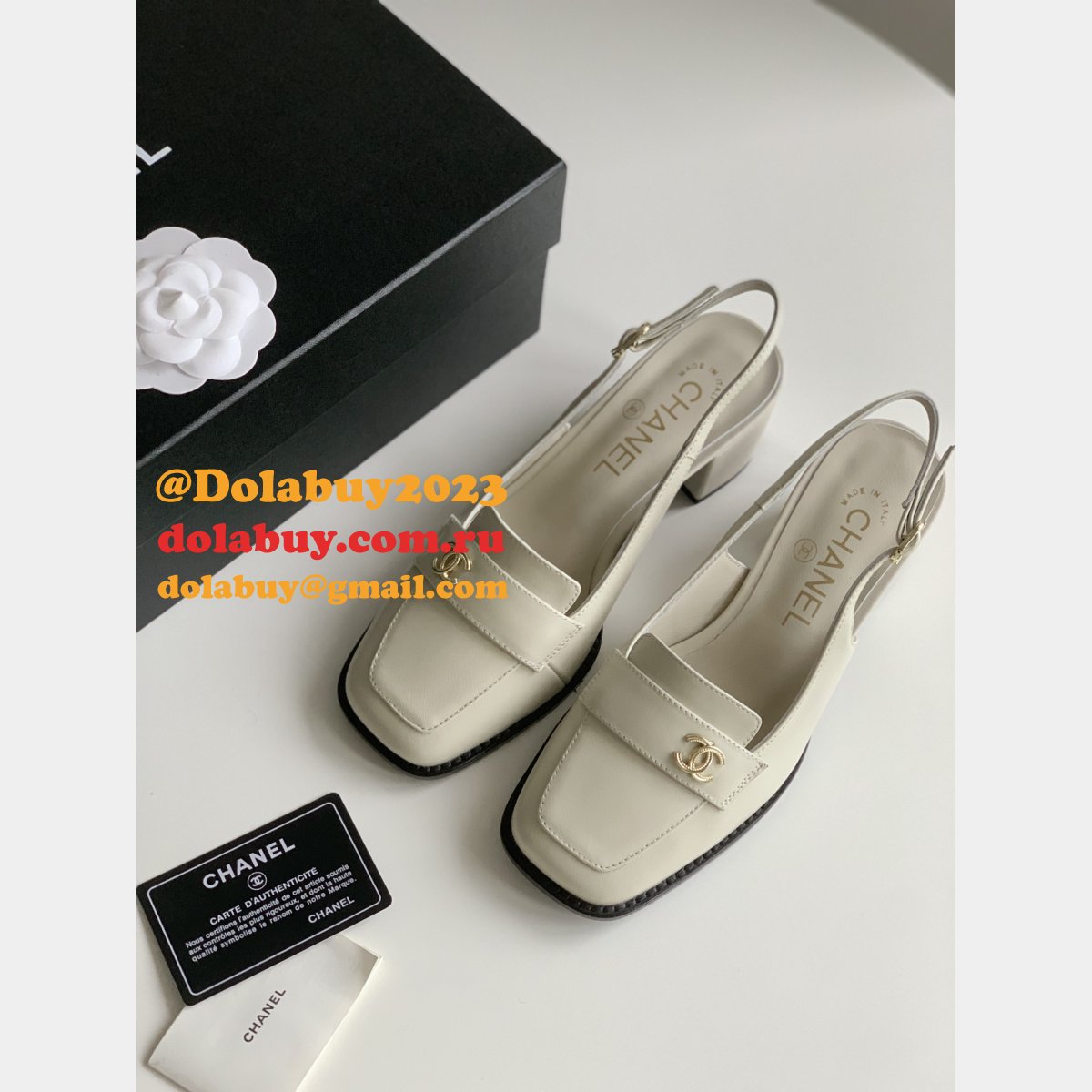 Designer Giada Slingback Loafer Pump Fake Shoes