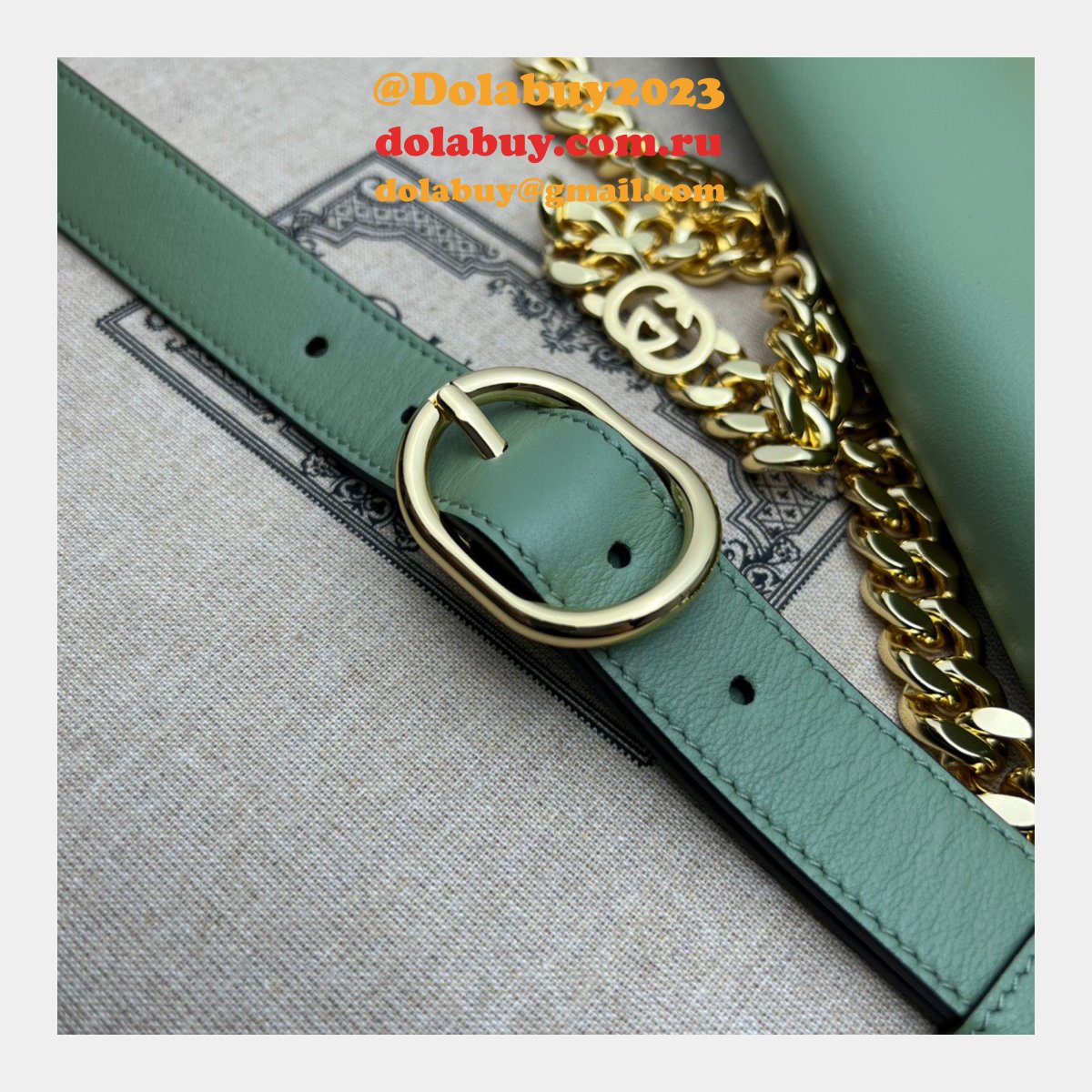 luxury 7 star G*u*i new blondie 699268 shoulder fake bag