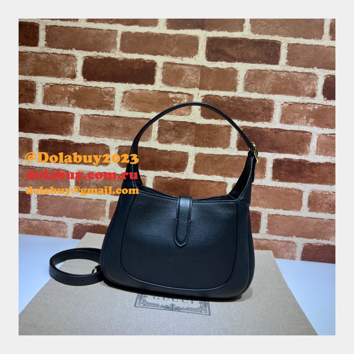 Best Quality Fake Gucci 636709 Jackie 1961 natural grain bag