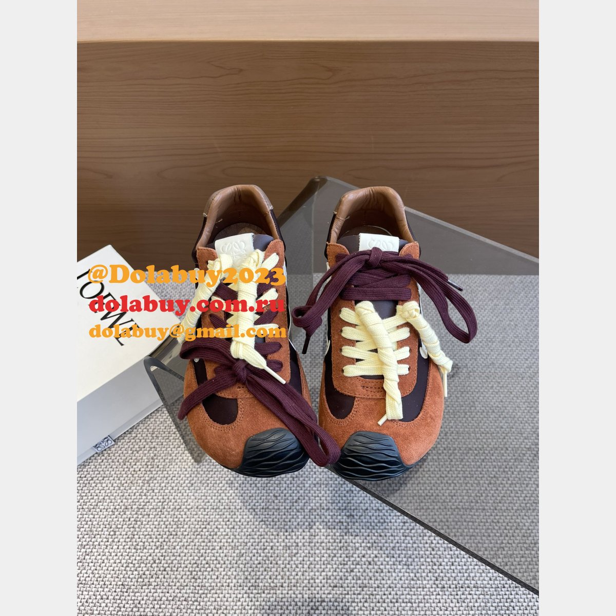 Ballet Runner 2.0 In Nylon And Calfskin