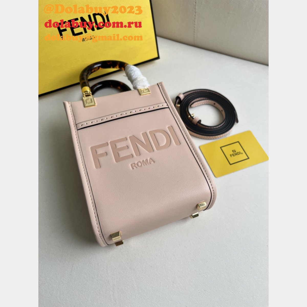 7 Star FENDI ROMA Sunshine mini handbag