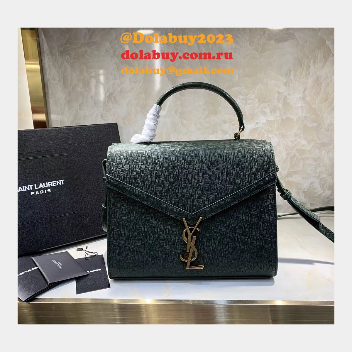 Luxury Replica Saint Laurent Cassandra Top-handle 578000 Bag