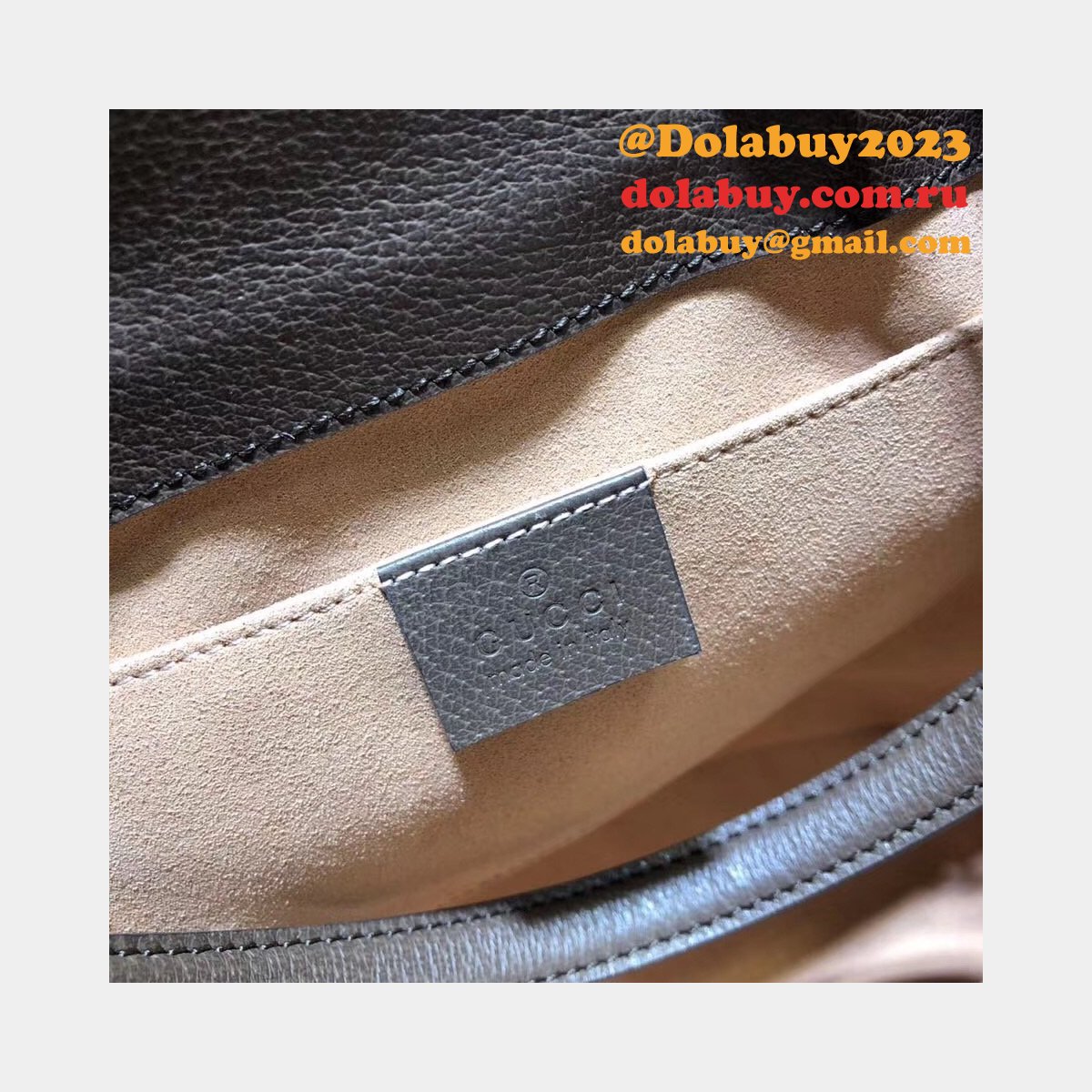 Beige/Ebony Knockoff 550621 GG Supreme Ophidia Small Bucket Bag