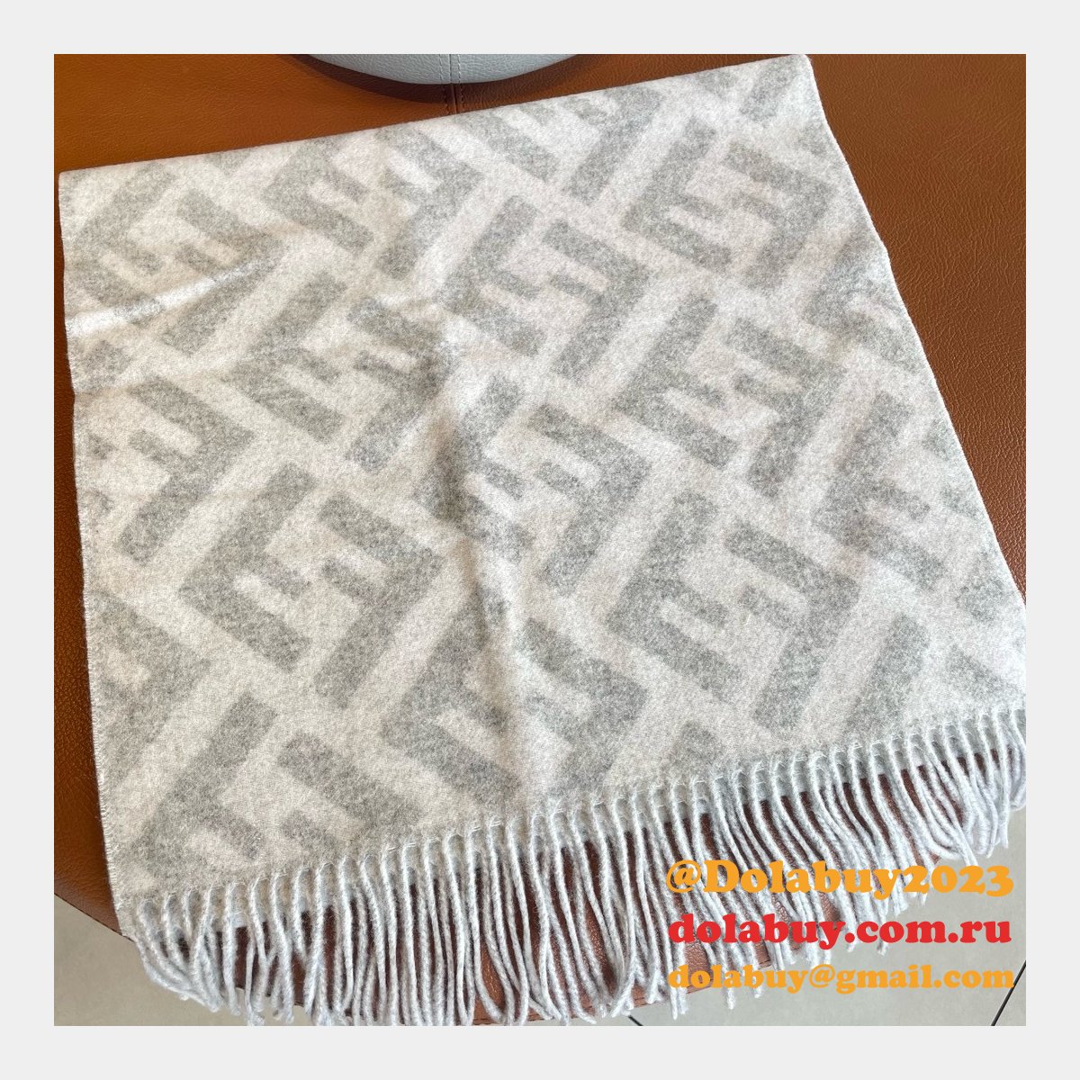 Designer Knockoff Fendi Cashmere Scarf