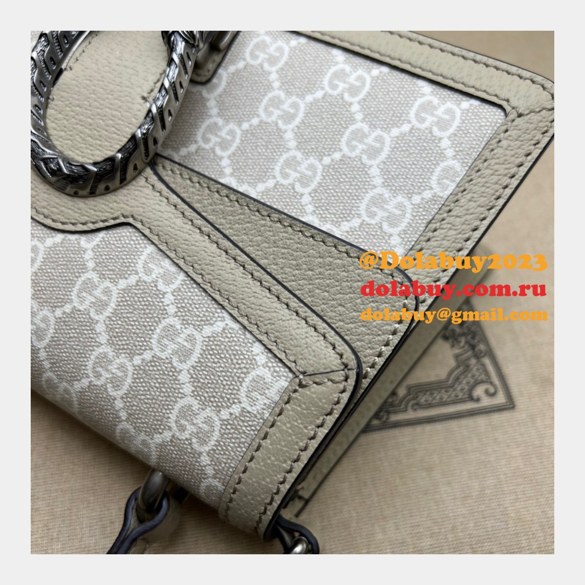 Gucci 1:1 Mirror 739496 Dionysus Top Handle Replica Bag