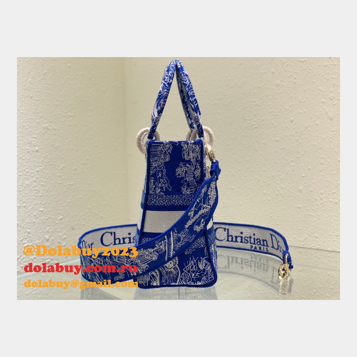 Cheap Replica Designer Christian Dior Lady Dior 24cm Handbags