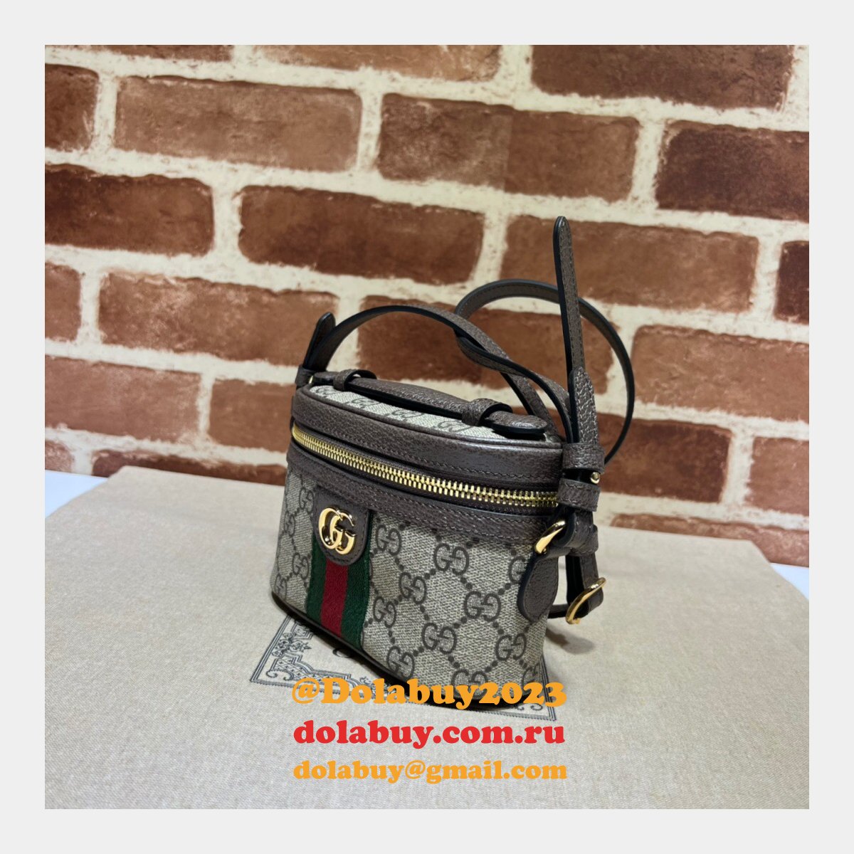 1:1 quality G*u*i replica ophidia gg top handle 699532 bag