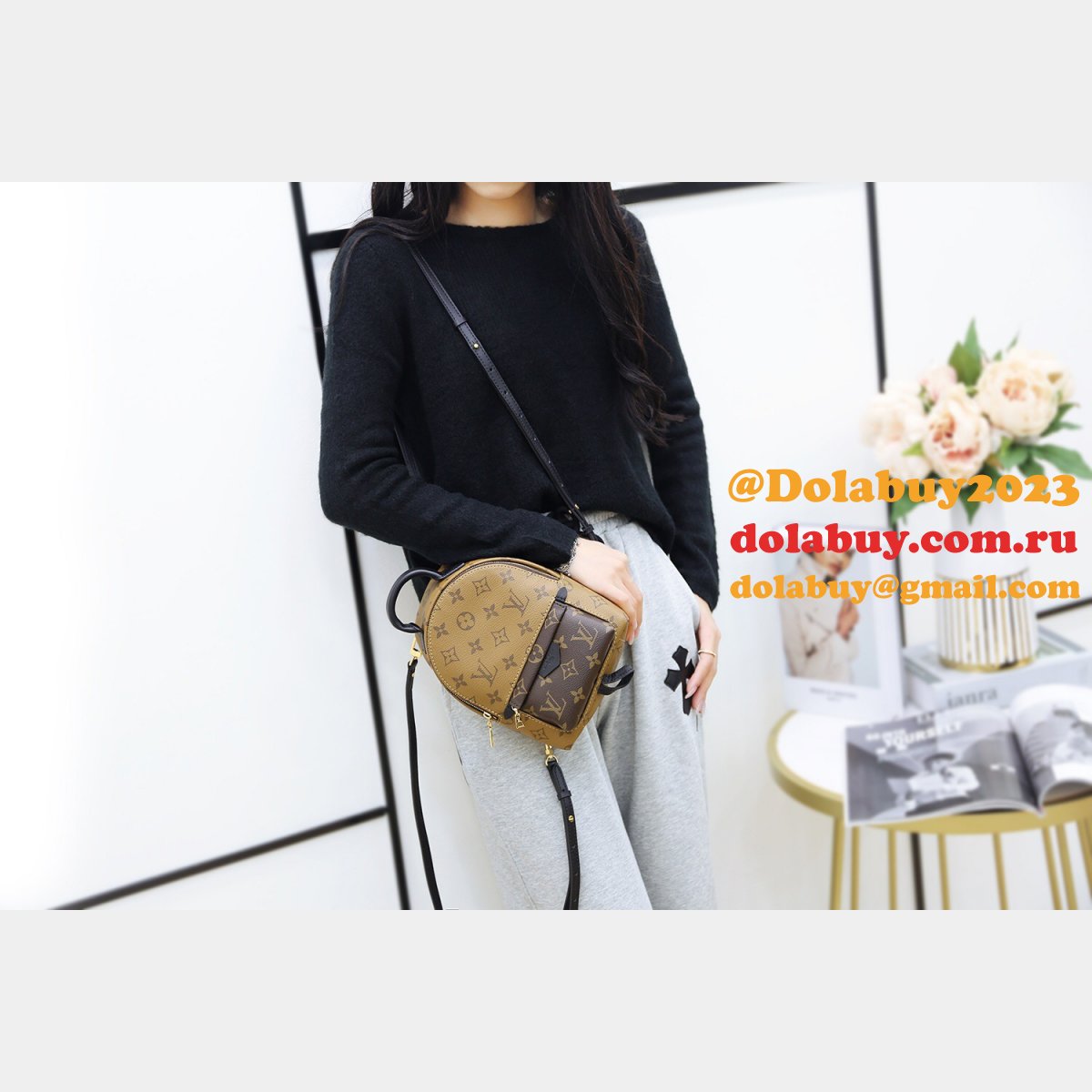 Louis Vuitton Top Quality Palm Springs Mini Monogram M44872 Brown