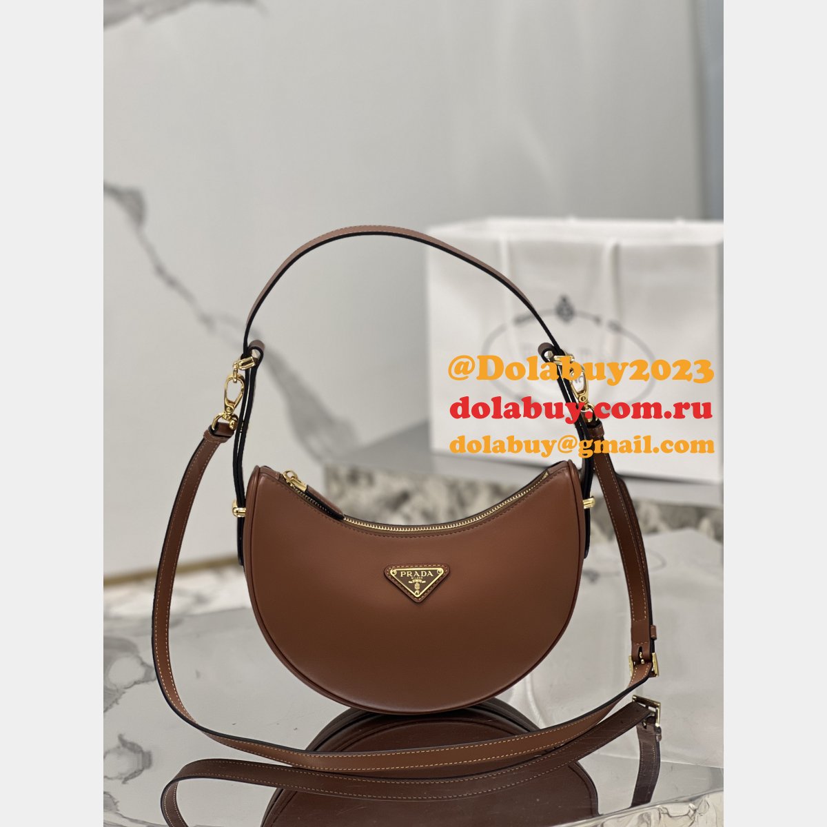 Prada High Quality Moon Hobo handbag