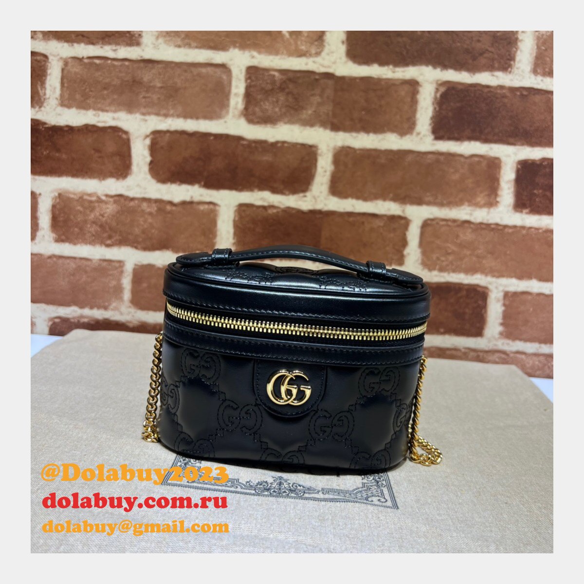 best G*u*i 723770 aaa fake gg matelassé top handle bag