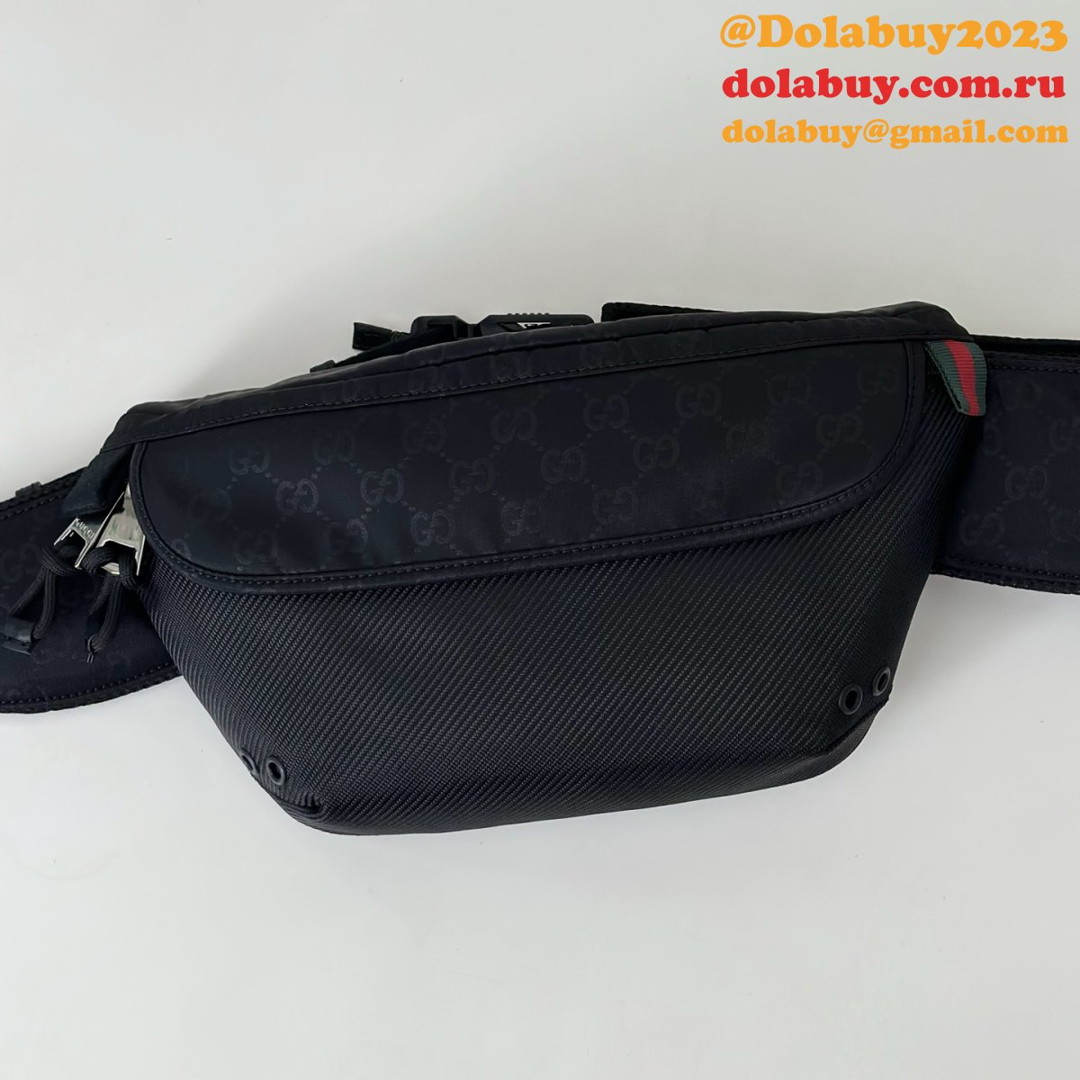Gucci Nexus 804262 Belt High Quality GG Nylon Bag