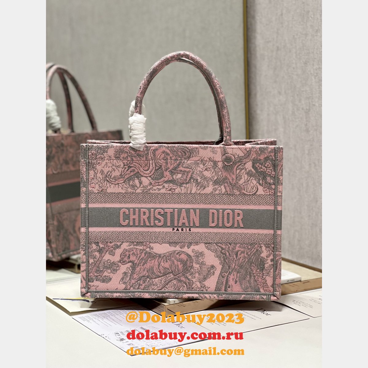 Luxury DIOR BOOK TOTE CHEAP REPLICA BAG Designer