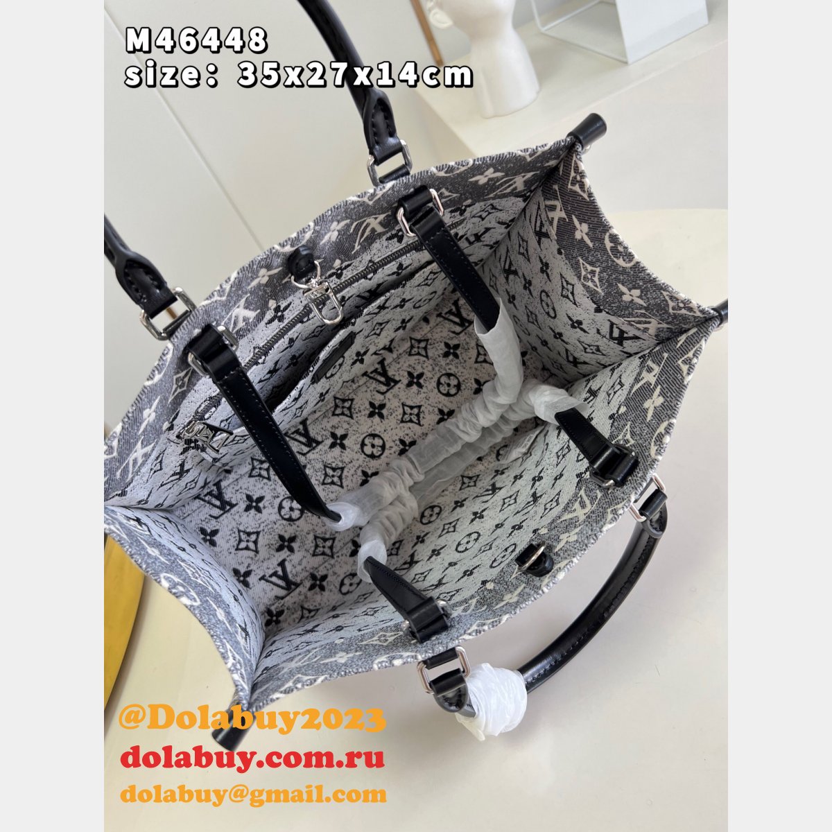 Luxury Louis Vuitton Fake OnTheGo Monogram M46448 Autres Toiles Bag