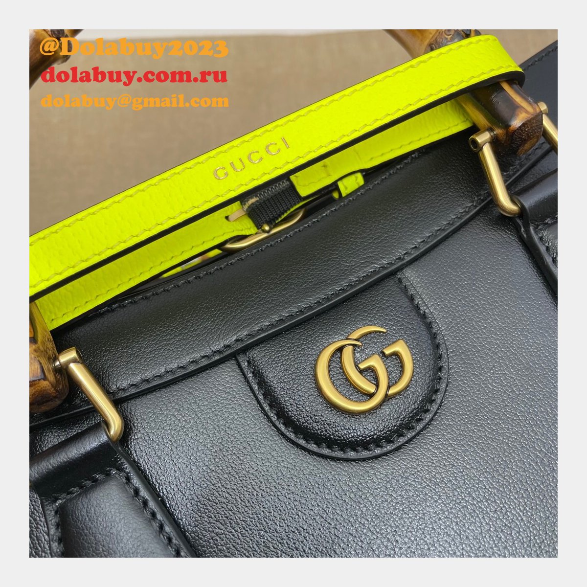 Gucci Best Quality Designer Replica Diana medium tote leather bag