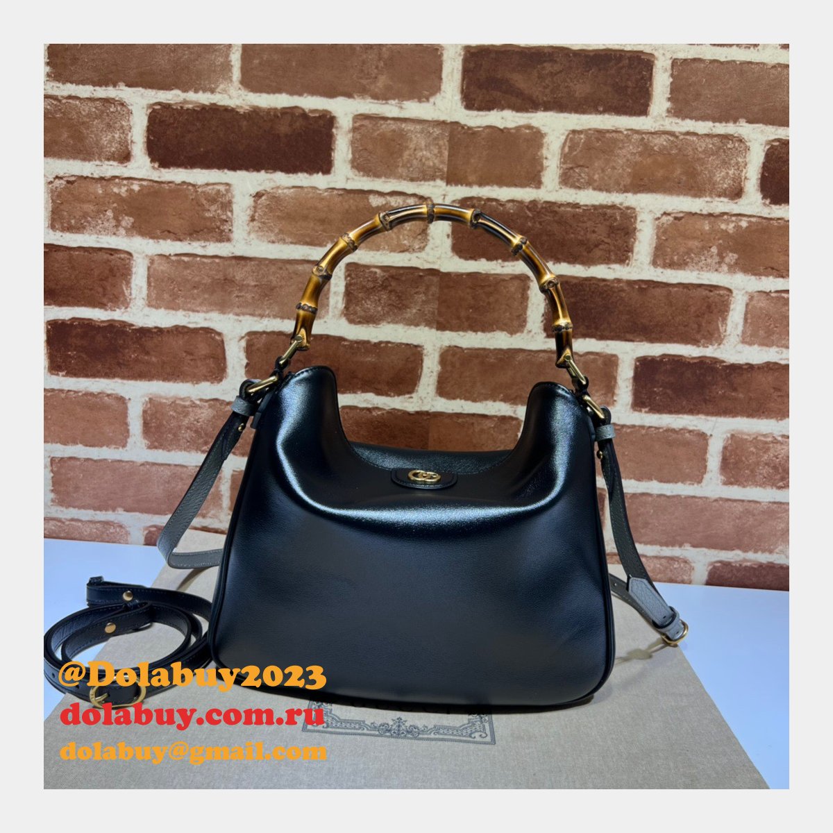 Gucci 746124 Fake Diana 1:1 Mirror Shoulder Fashion Bag