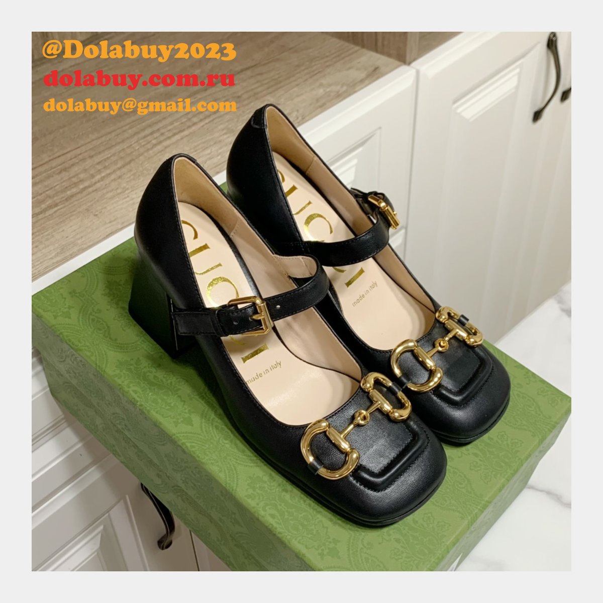 high quality G*u*i cheap replica single shoes