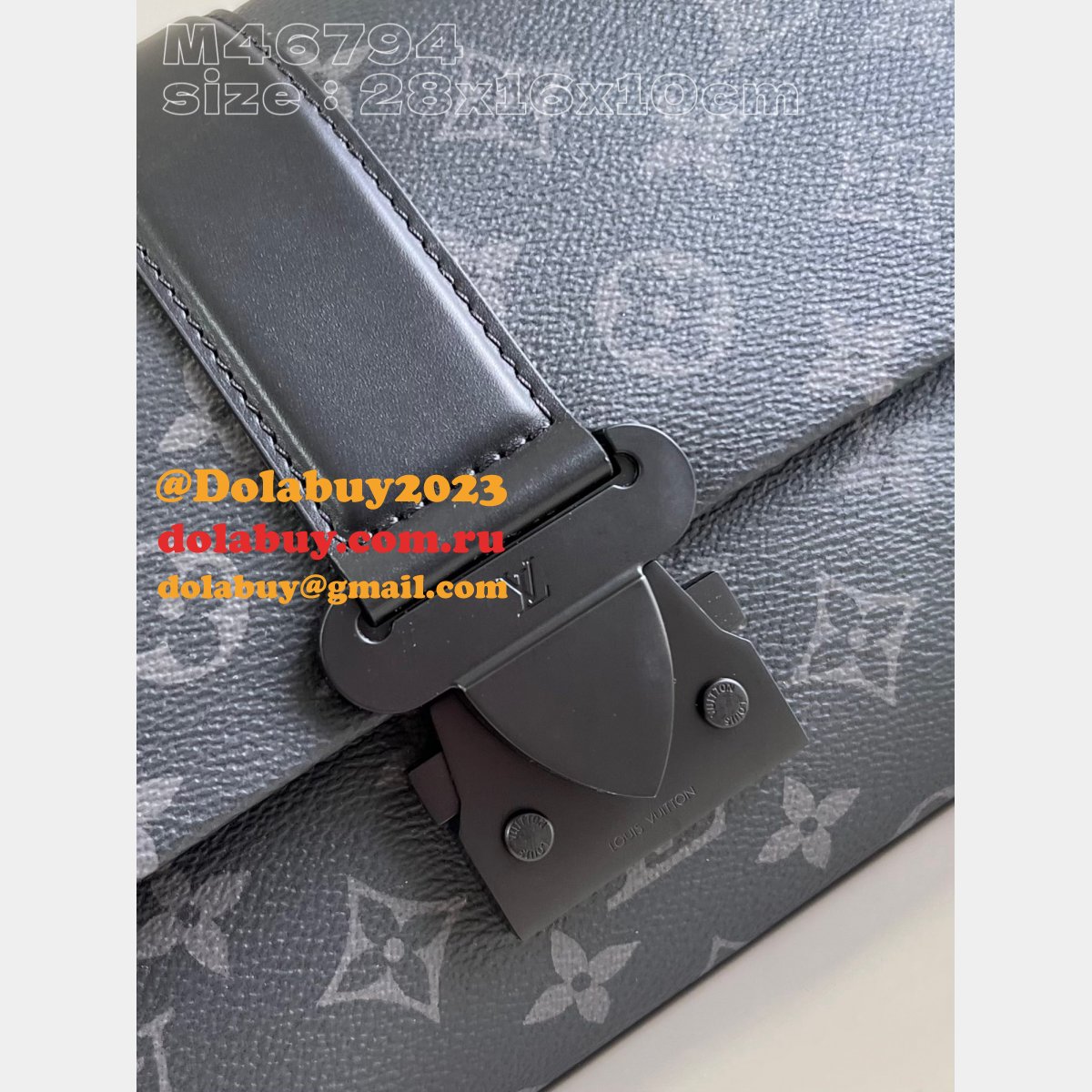S-Cape Messenger Monogram Eclipse M46794 Louis Vuitton Replicas Bag