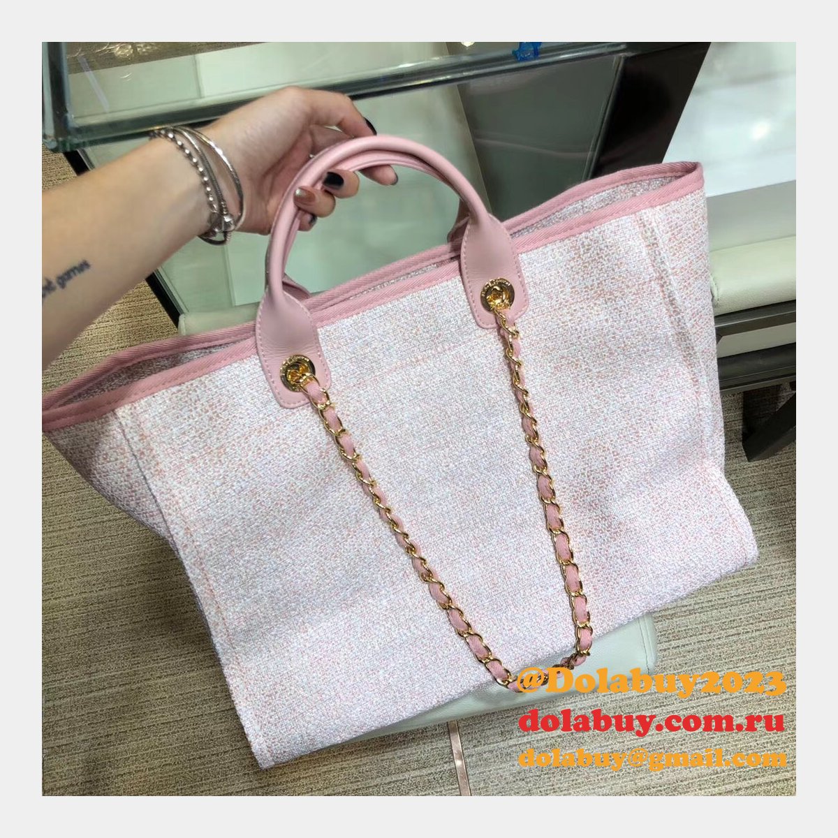 CC Top Quality 2020 Terrycloth Beach Tote Bag